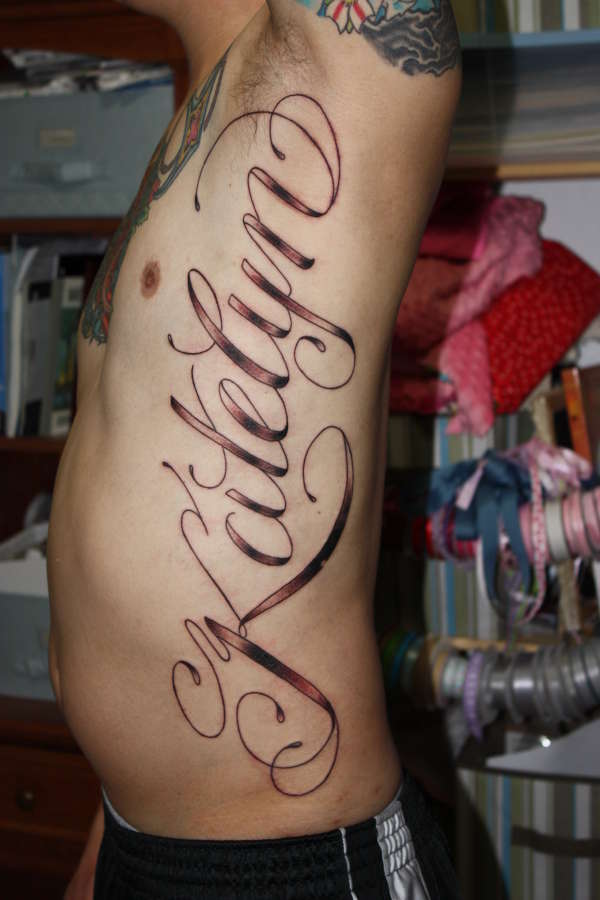 hair Tattoo Gallery Lettering