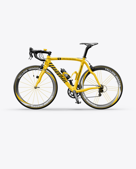 Download Best Road Bicycle Mockup - Left Side View PSD