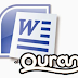 Cara Menambah Qur'an in Word di Microsoft Word