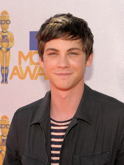 Logan Lerman was spotted at the 2010 MTV Movie Awards held at the Gibson 