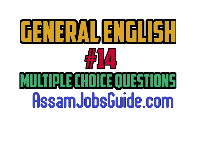 General English #14 Multiple Choice Questions