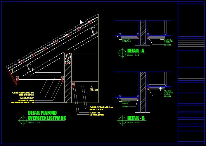 Gambar Detail pemasangan plafond