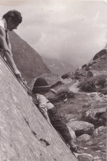 Mouliné par Maman sur les Blocs de La Bérarde