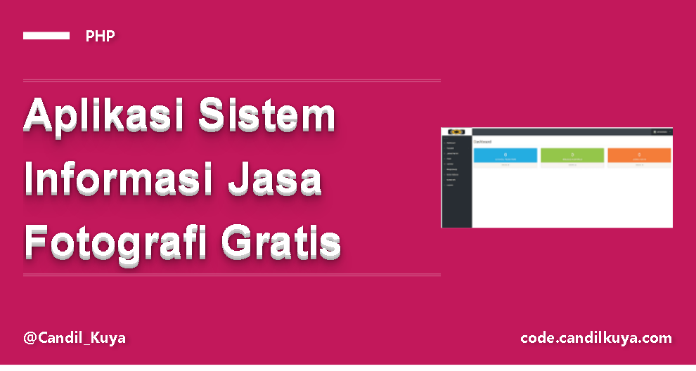 Aplikasi Sistem Informasi Jasa Fotografi