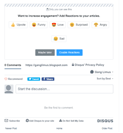 Cara Membuat Akun Disqus Dan Memasang Komentar Disqus di Blog