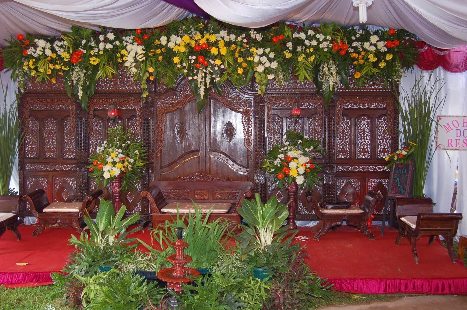  Dekorasi  Pernikahan  Adat  Jawa 