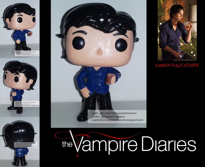 Damon Salvatore Custom Funko Pop V10 - The Vampire Diaries