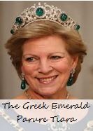 The Greek Emerald Parure Tiara