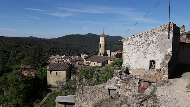 GR-7 Coll de la Teixeta a Arbolí, poble d'Arbolí (Baix Camp - Tarragona)