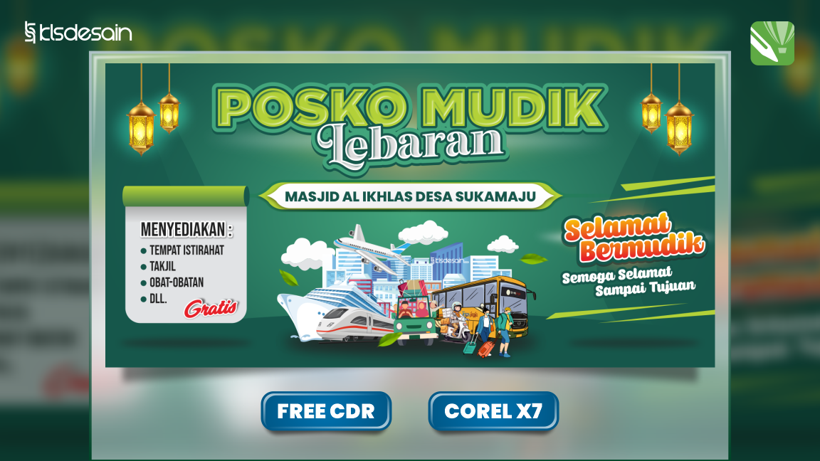 Banner Posko Mudik Lebaran - KLS Desain