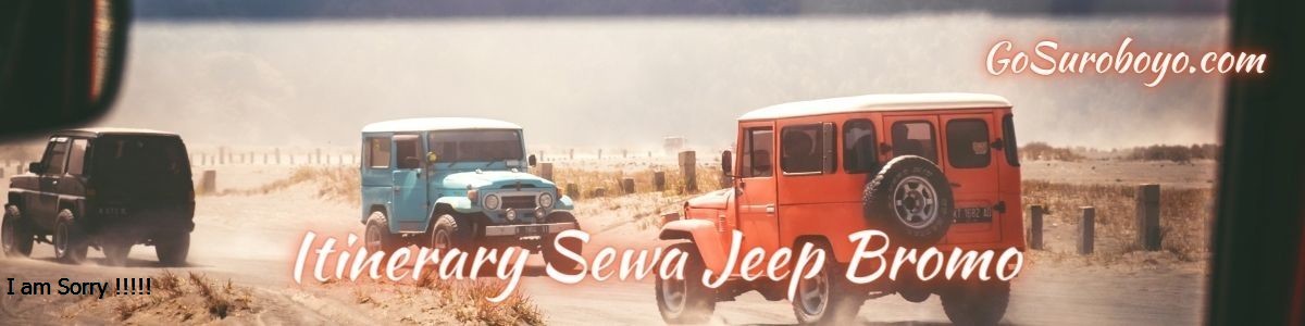 rencana perjalanan jeep wisata bromo tumpang