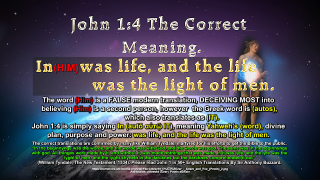John 1-4 The Correct Meaning.