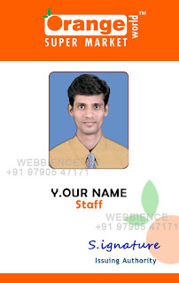 Departmental Store IDCard Template