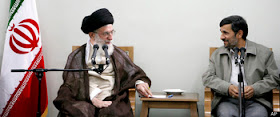 Ali Khamene'i and Mahmoud Ahmedinejad