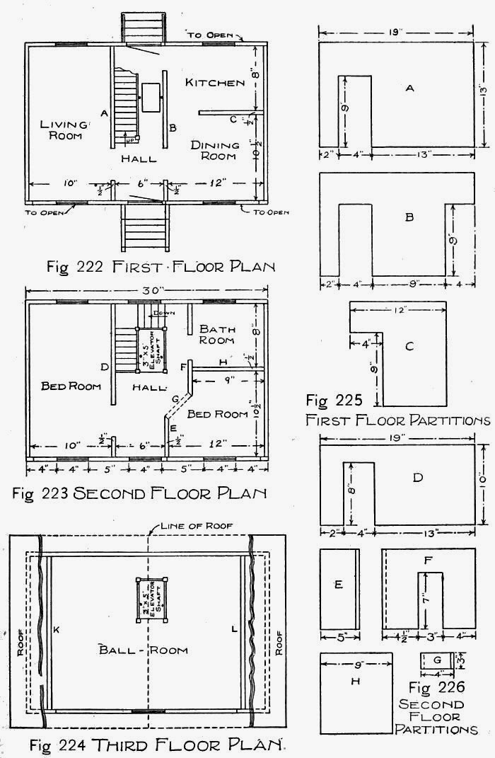 Wooden Doll House Plans - How to Make a Wooden Doll House