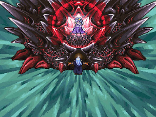 Magus finds Schala, his sister, trapped within the Dream Devourer, a secret superboss in Chrono Trigger.