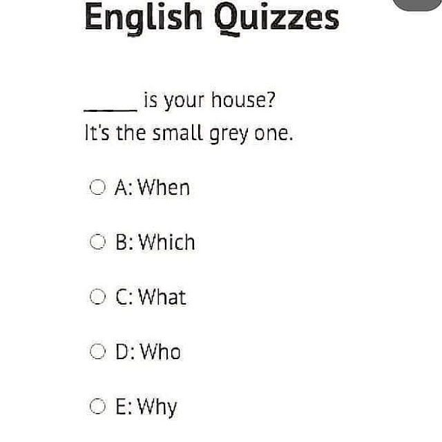 The most important English grammar test