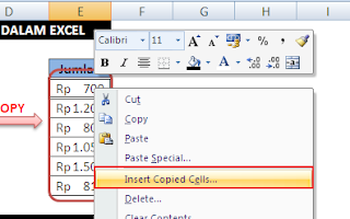 Copy Paste Rumus Excel Dengan Paste Special - JurnalExcel.com