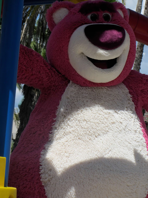 Lotso Huggin Bear Toy Story Character in Disney's Hollywood Studios Walt Disney World