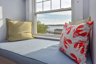 bay window with view of the harbor