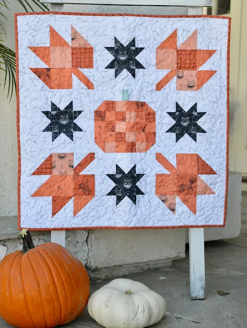 pumpkin little mini quilts