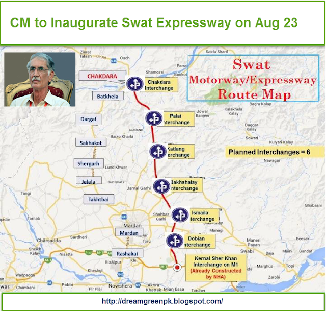CM to inaugurate Swat Expressway on Aug 23 '16