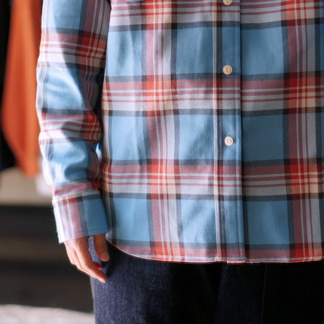 CALEE 20SS L/S Check Shirt TRUMPS キャリー 通販