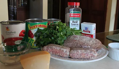 Italian Meat Sauce Ingredients