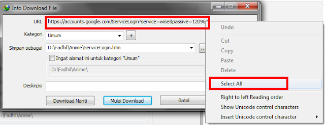 Cara mengatasi  IDM yang tidak bisa Download File Google Drive ( ServiceLogin.html )