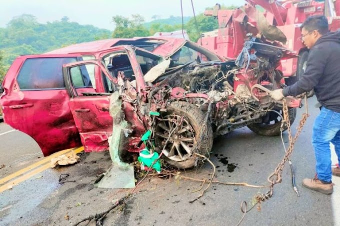 Mueren cuatro jóvenes de Tulancingo en choque contra tráiler en autopista México-Tuxpan