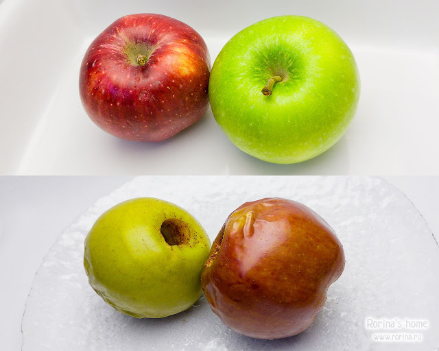 Как запечь яблоки, чтобы они не потрескались? 