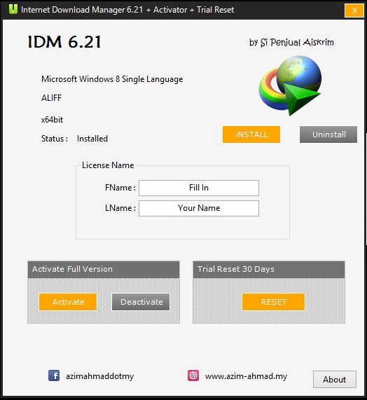 Si Penjual Aiskrim Internet Download Manager 6 21 Activator Trial Reset 30 Days