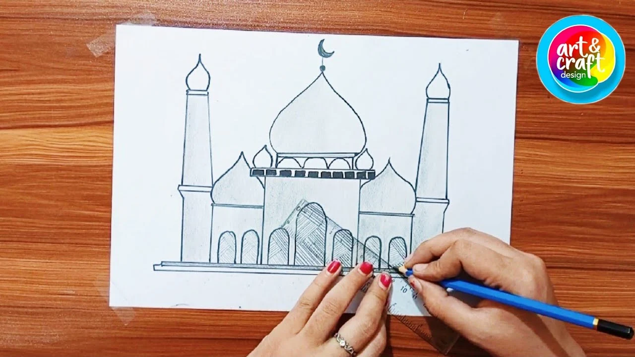 The picture of the mosque is here - Mosque front design - NeotericIT.com