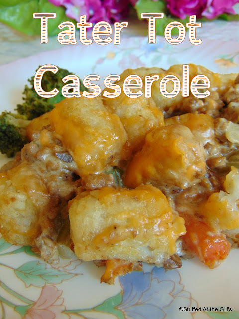 Vegetarian Tater Tot and Vegetable Casserole