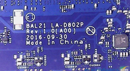 BAL21 LA-D802P BIOS Clean ME Dell Inspiron 15-5000