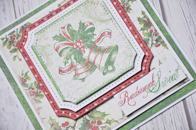 papier do scrapbookingu Christmas in Avonlea