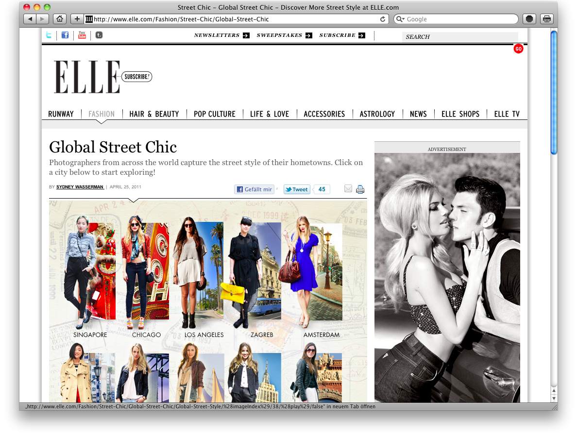 Dam Style featured on ELLE.com