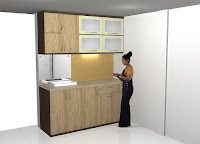 Interior Dapur Set - Pantry Dapur Kering Dry Kitchen