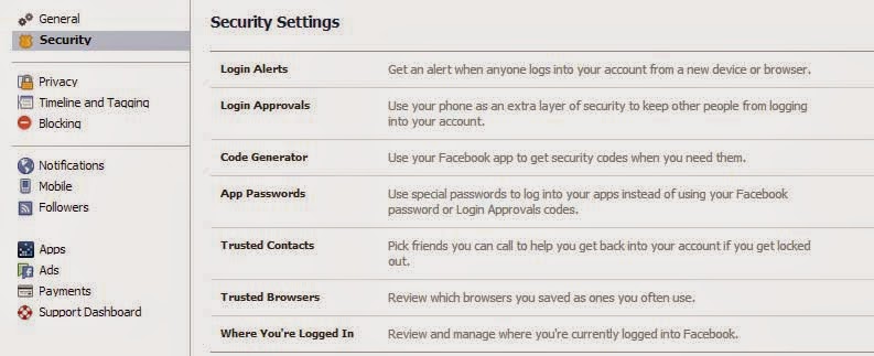 Facebook security 