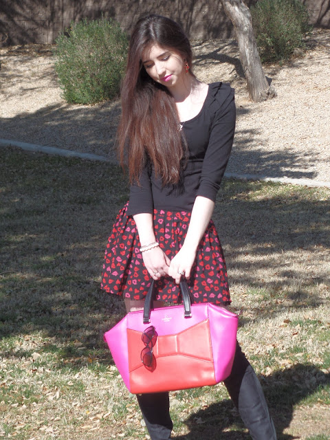 flirty, casual, daytime Valentines Day outfit