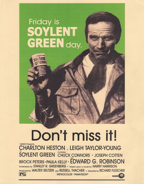 Póster promocional película Soylent Green