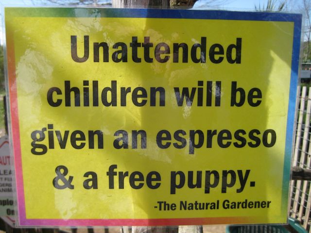 26 Funny Signs about Unattended Kids