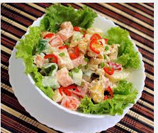  Resep  Memasak Salad Ayam  Oriental  Langsing Cantik dan Sehat