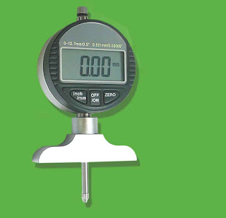 depth gauge as measuring and marking tool in fitting