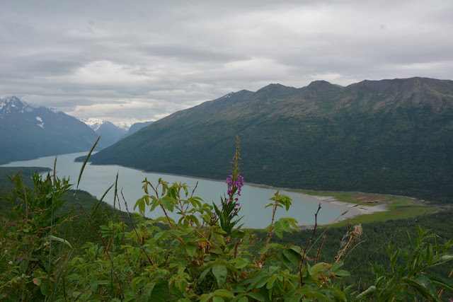 Eklutna Lake view from trail