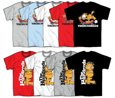 The Hundreds x Garfield Clothing & Accessory Collection - Garfield Skate & Garfield Basic T-Shirts