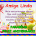 Mensagem de Aniversário - Amiga