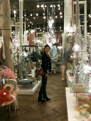 Proper Hunt blogger, Christina Han, shopping home wares at ABC Home in NYC