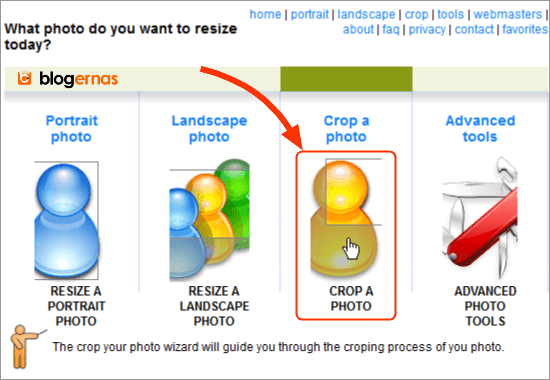 Cara Cropping Online Foto di Situs Resize