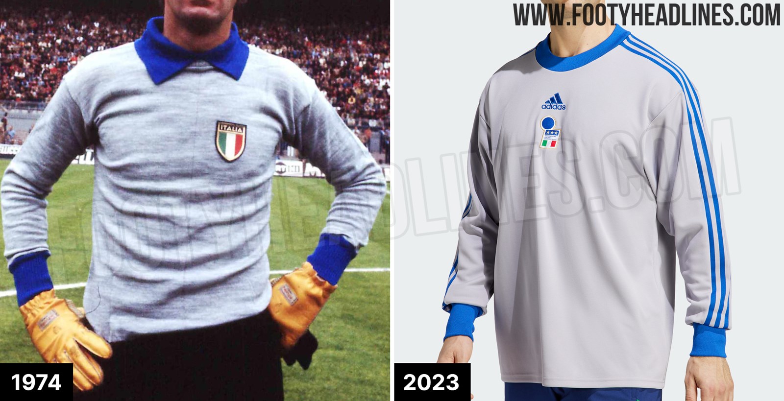 Adidas Italy 2023 Remake Kit Leaked - Return of 1992 Logo - Footy Headlines